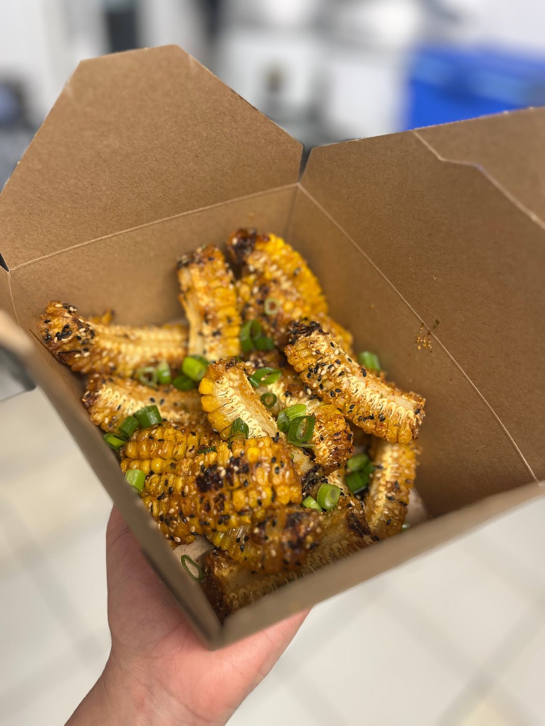 Miso Glazed Corn Ribs