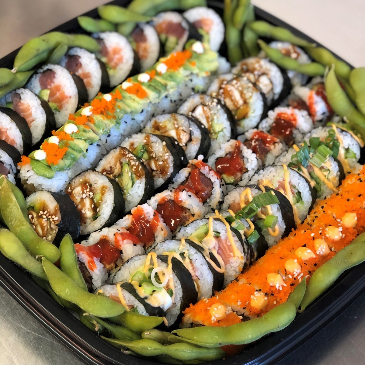 The Deluxe Futomaki Platter Sushi Delivery East Lothian & Edinburgh