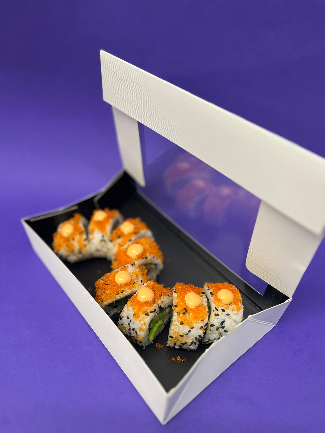 The Tobiko Salmon Roll